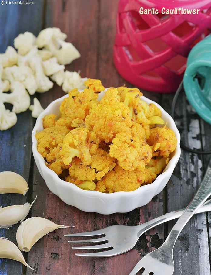 Garlic Cauliflower, Spicy Gobhi Recipe