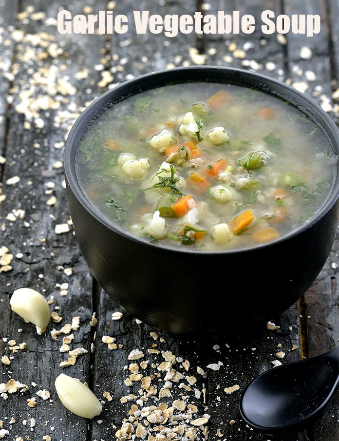 Garlic Vegetable Soup Healthy Heart