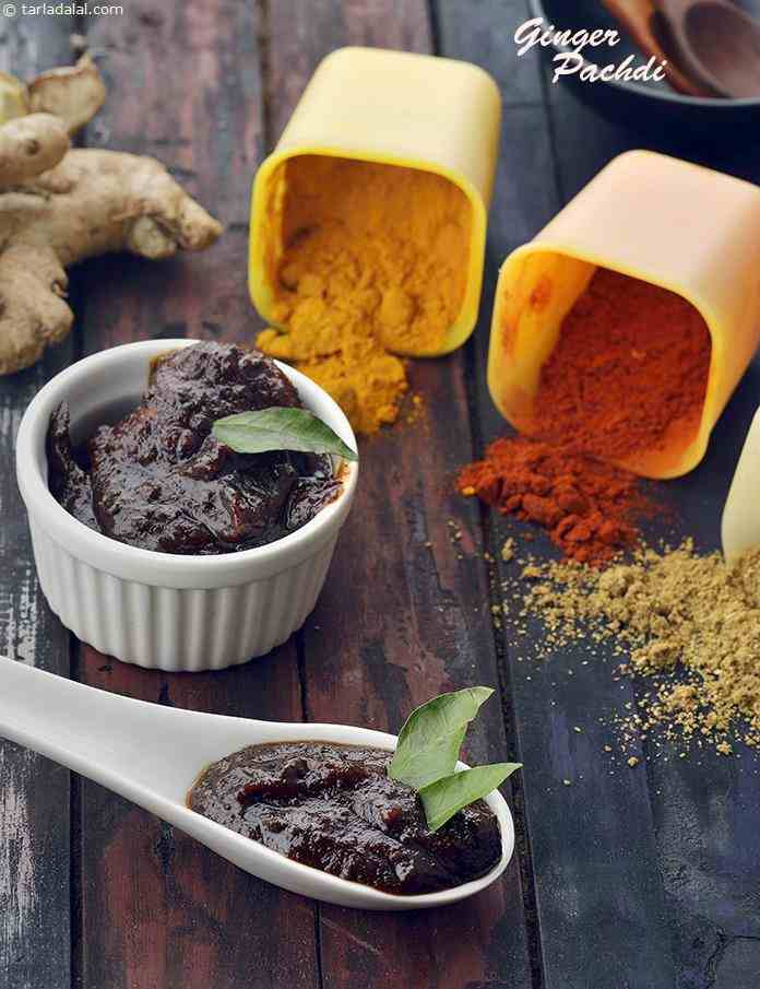 Ginger Pachdi, Ginger Chutney, South Indian Recipe