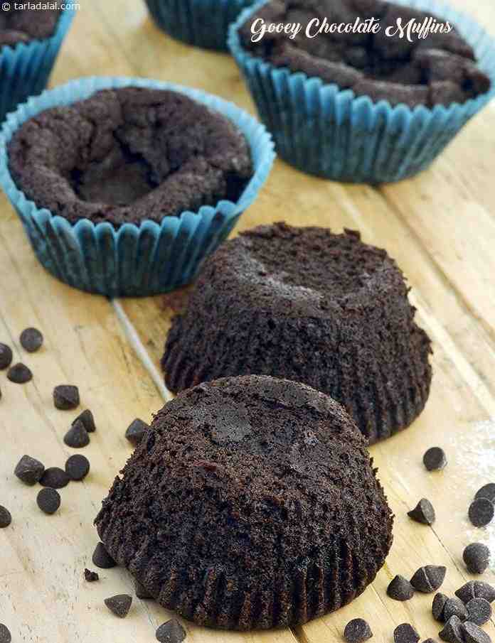 Gooey Chocolate Muffins
