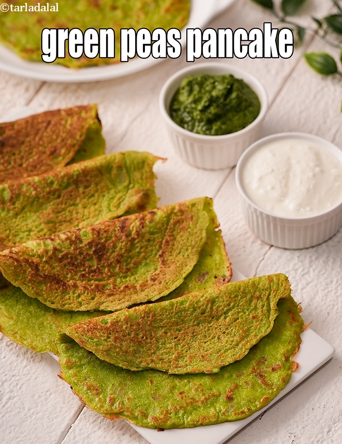 Green Pea Pancakes