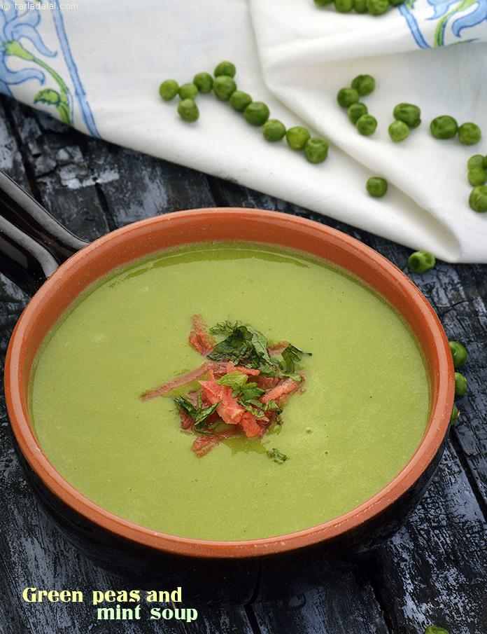 Green Peas and Mint Soup, Low-cal Pea Soup