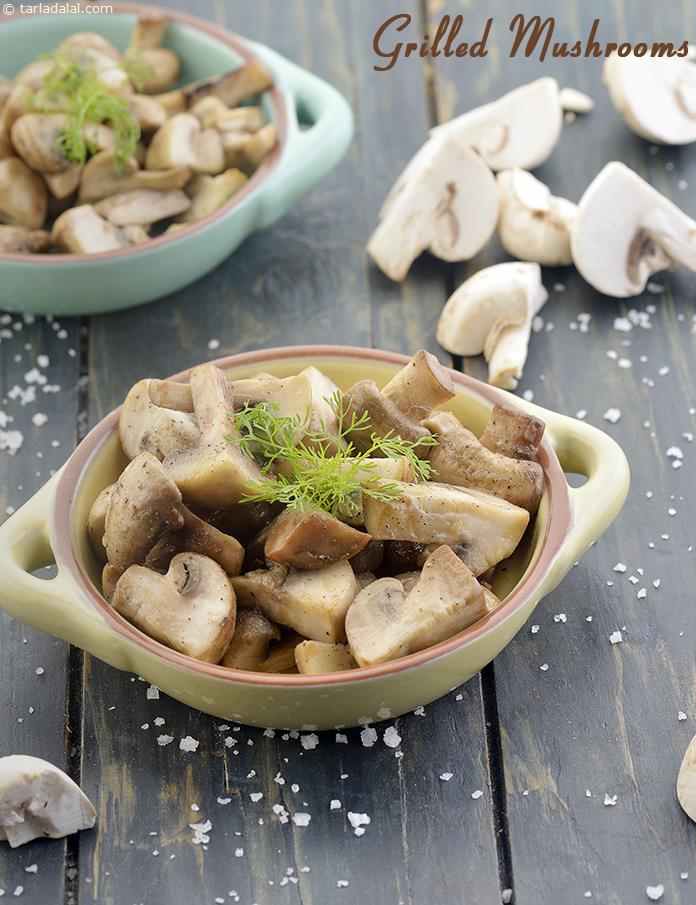 Grilled Mushrooms, Healthy Accompaniment