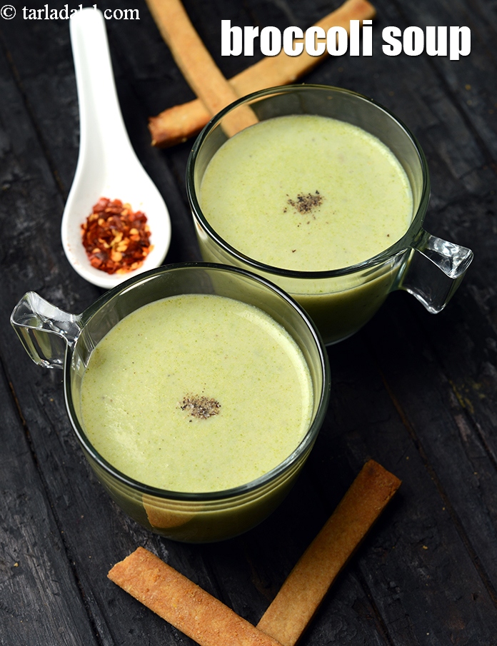 Healthy Indian Broccoli Soup Without Cream