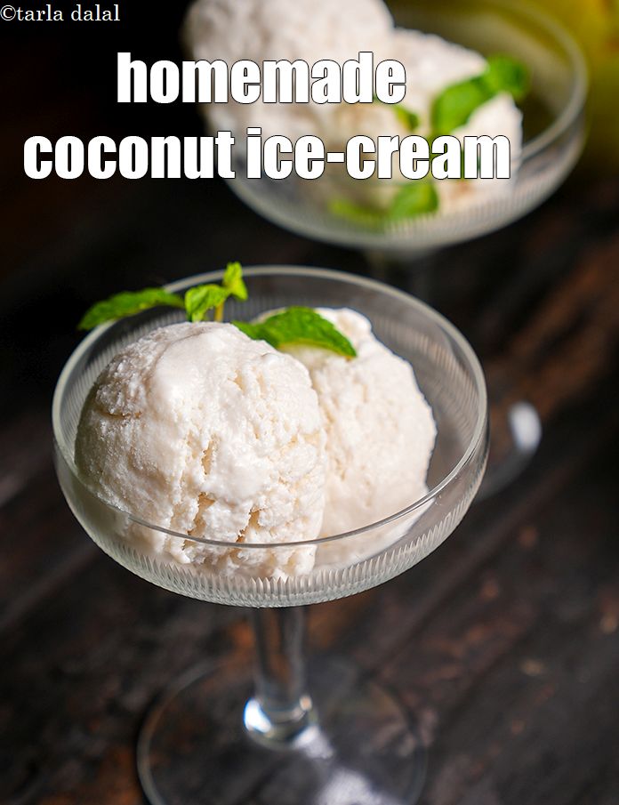 Homemade Coconut Ice-cream