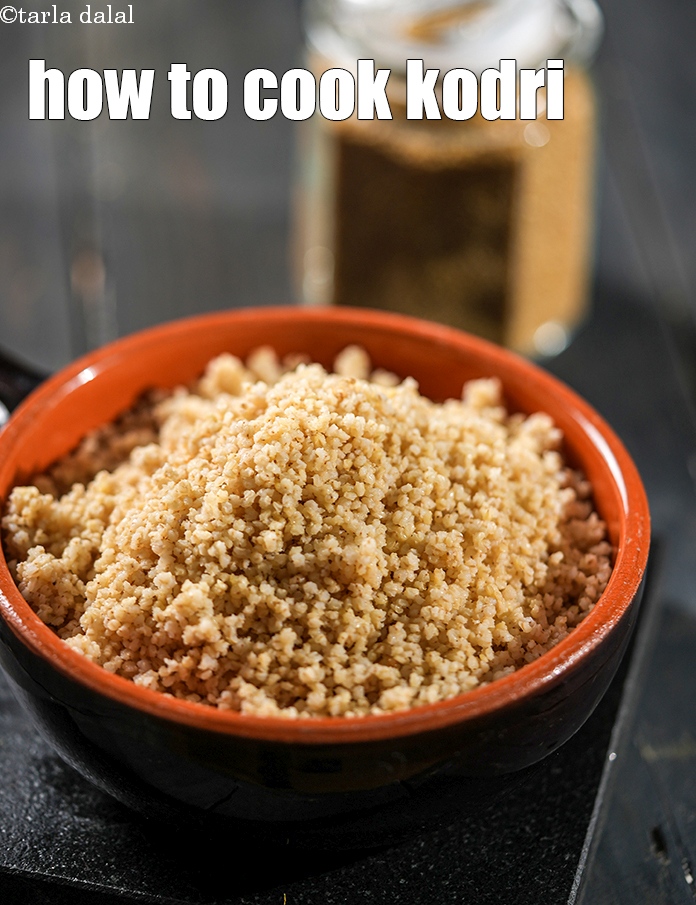 How To Cook Kodri, Foxtail Millet, Vargu