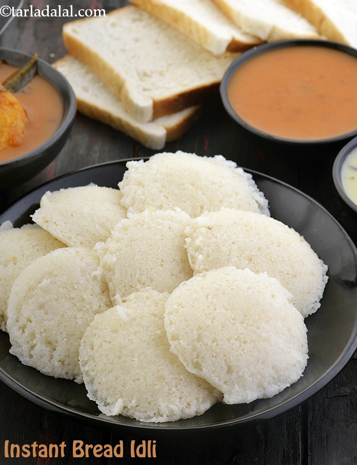 Instant Bread Idli, No Fermenting Required