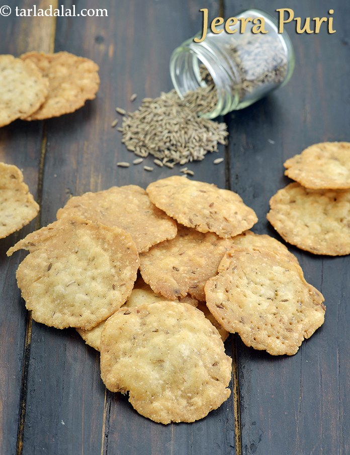Jeera Puri, Kids School Snack Recipe