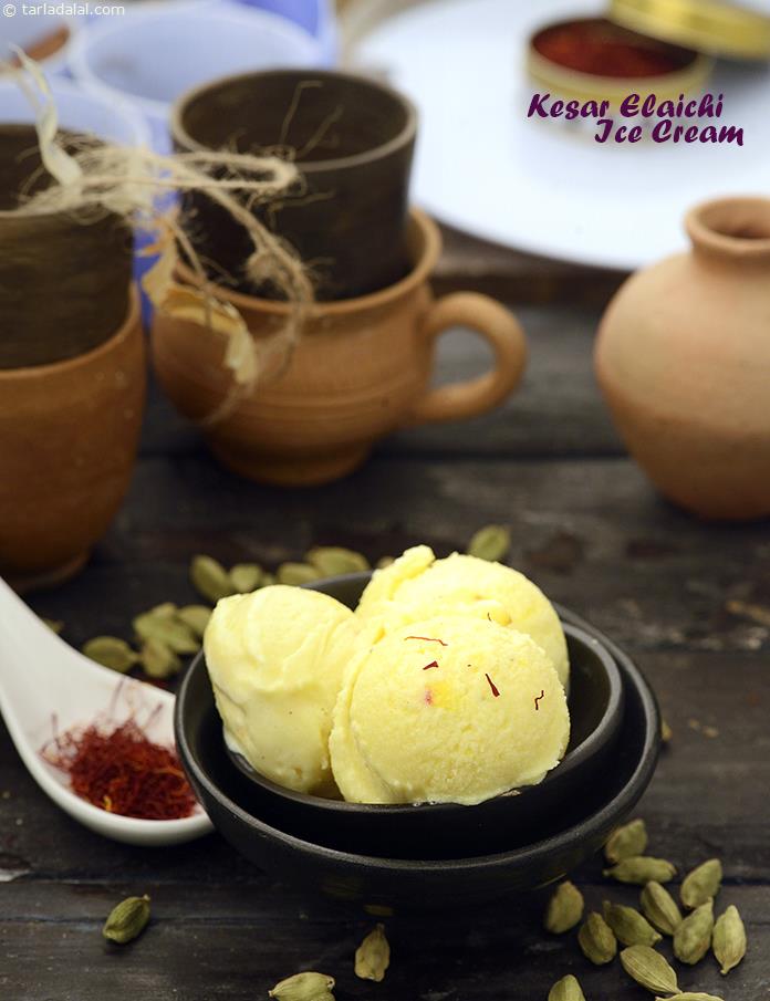 Rich and lusciously textured ice-cream made of the perfect combination of milk, milk powder and cream is sweetened just right and perked up with two of India’s most favourite and traditional flavours – kesar and elaichi. 