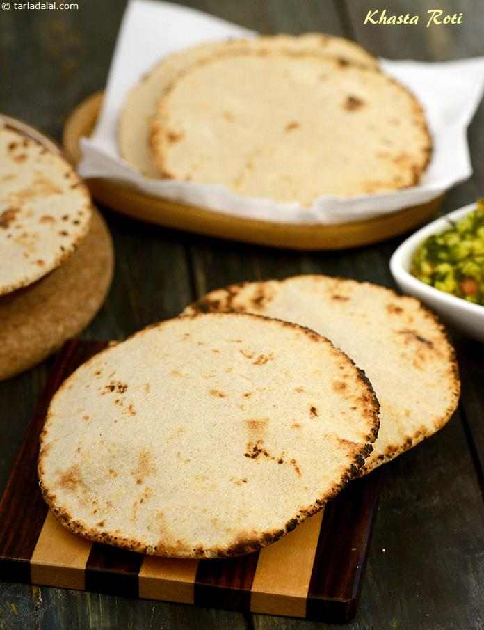 Khasta Roti with its crisp and blistered texture, or the simple flavour of ghee, which works this magic, but it is definitely an experience worth trying – and it is quite easy to prepare too, 