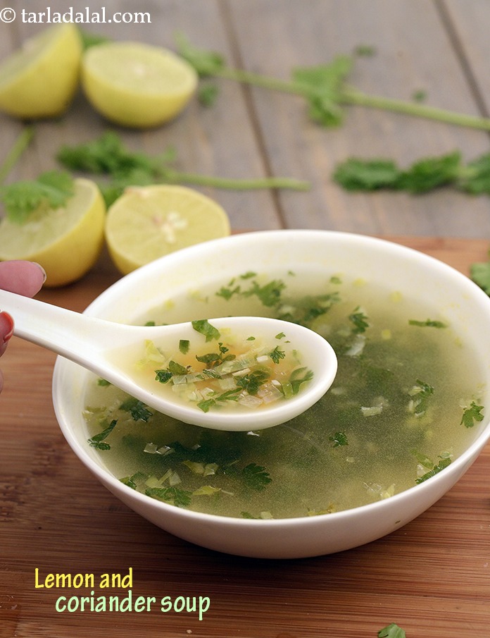 Lemon and Coriander Soup ( Vitamin C Rich)