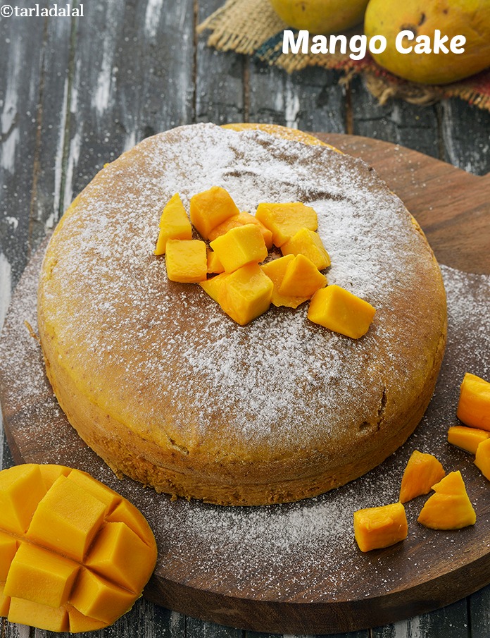 Mango Cake Recipe Eggless Indian Sponge