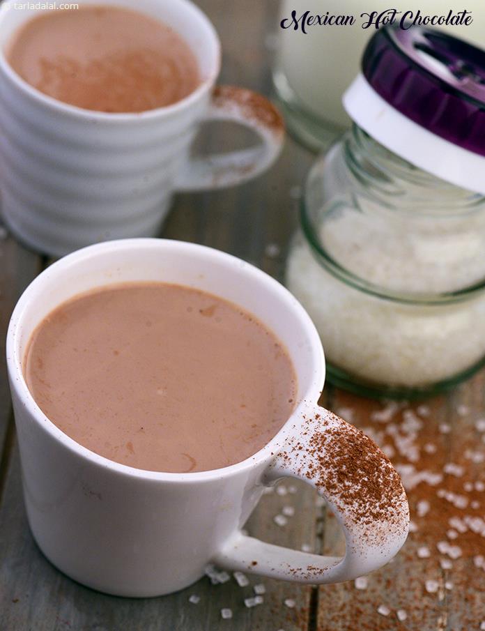 Mexican Hot Chocolate, vanilla essence serves to deepen the flavour of this richly brewed hot chocolate while cinnamon gives it a heady aroma. 