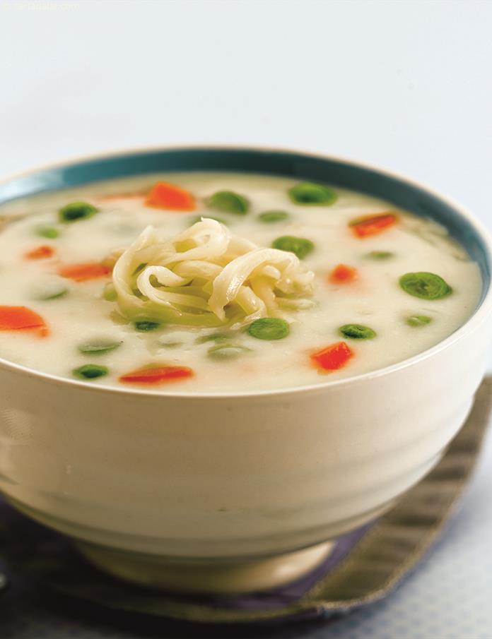 Milk Vegetable Soup