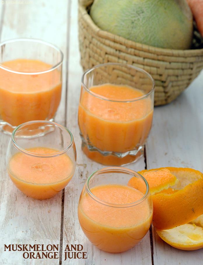 Another unusual combination with fantastic results! offset the somewhat bland taste and colour of muskmelon in this juice by adding vibrantly hued oranges and carrots.
