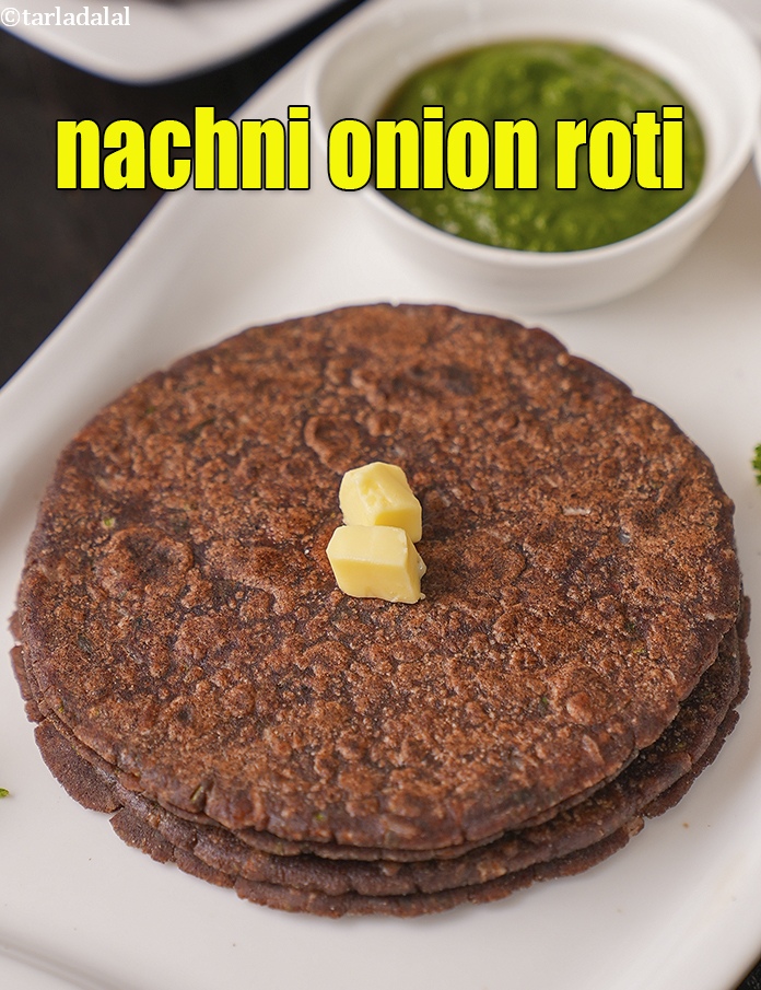 Nachni Onion Roti, Ragi Masala Roti