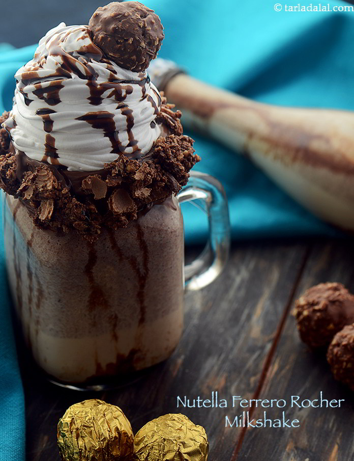Nutella Ferrero Rocher Milkshake