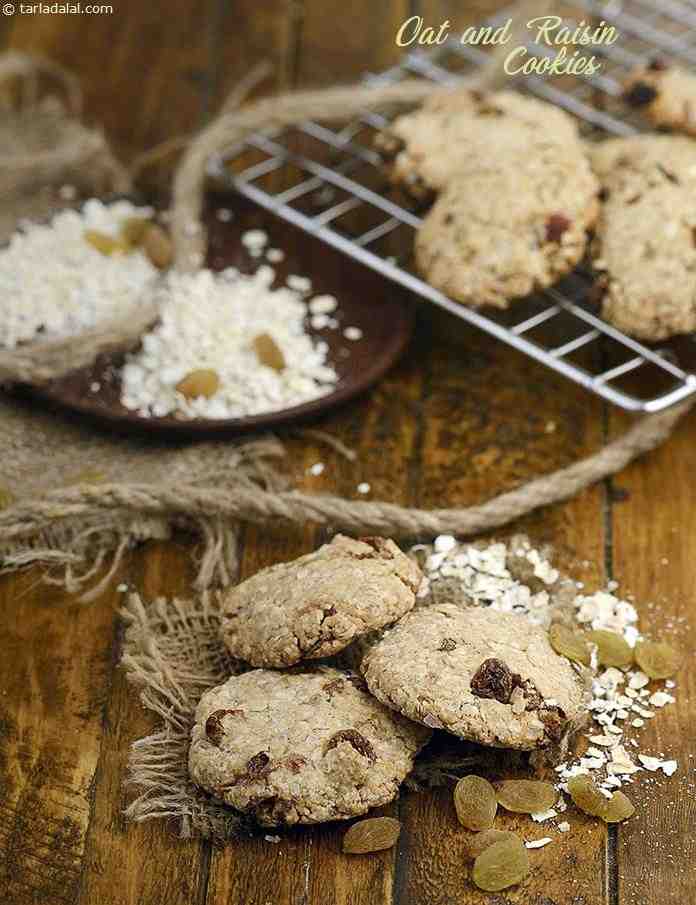 Oat and Raisin Cookies ( Healthy Heart and Low Cholesterol Recipe)