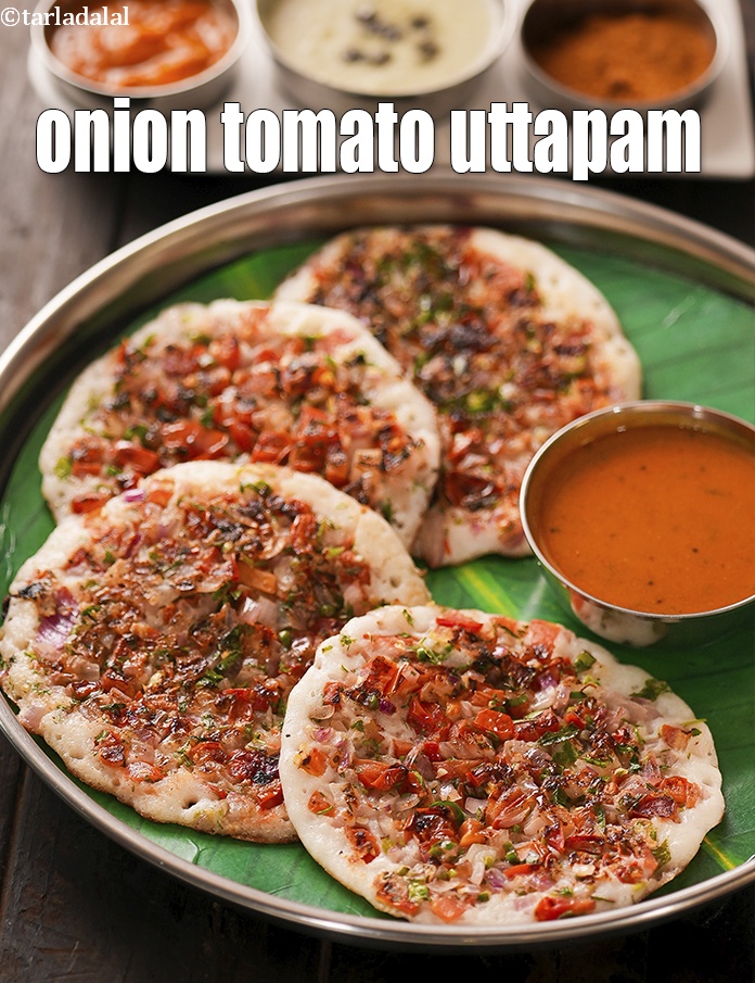 Onion Tomato Uttapam, Tomato Onion Uttapa