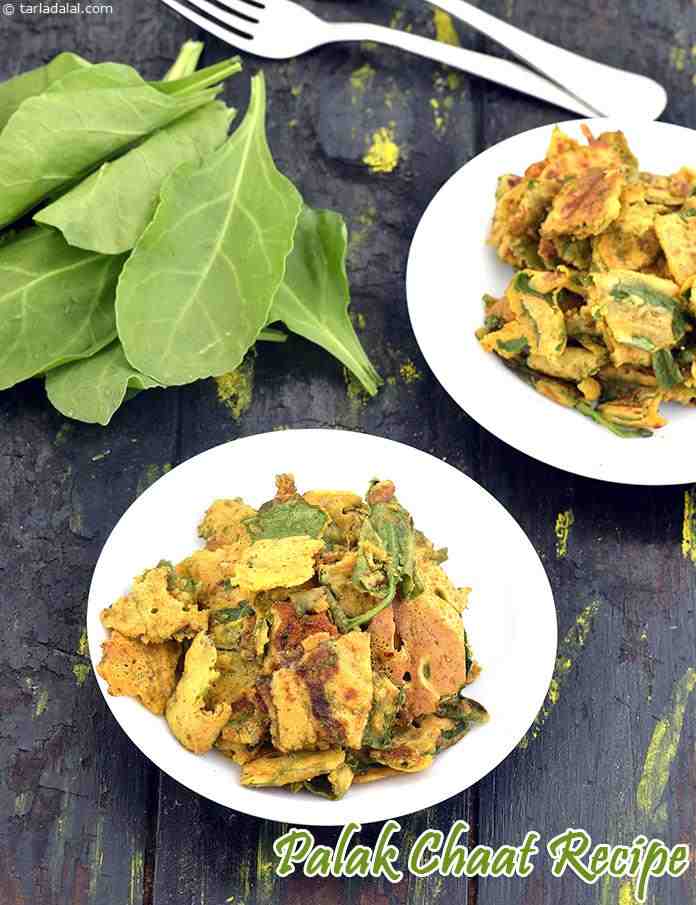 Palak Chaat Recipe, Healthy Palak Chaat