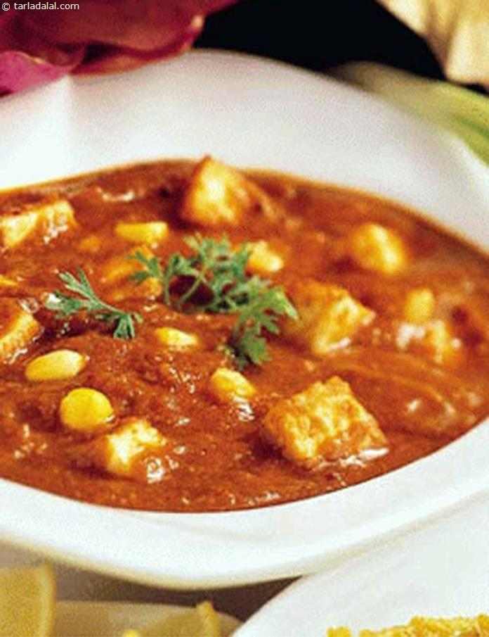 Paneer and Corn Curry ( Subzi )