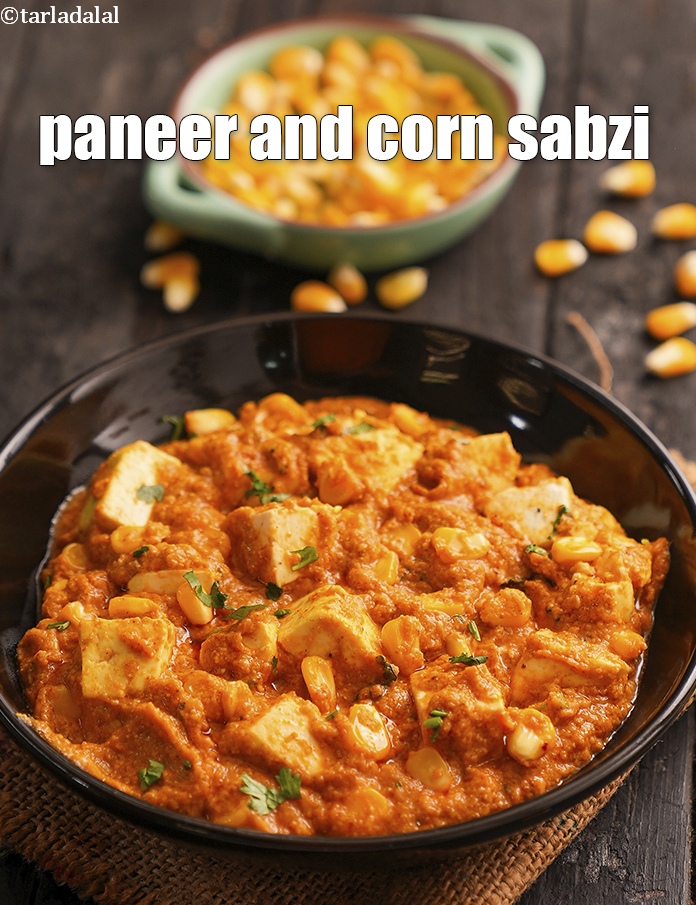 Paneer and Corn Curry