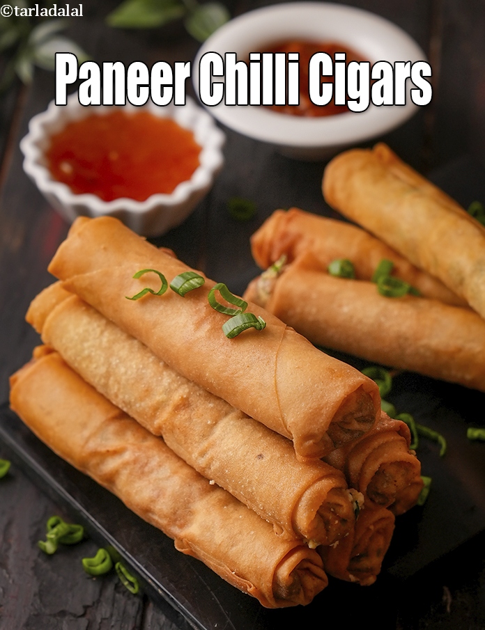 Paneer Chilli Cigars