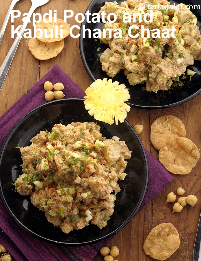 Papdi Potato and Kabuli Chana Chaat