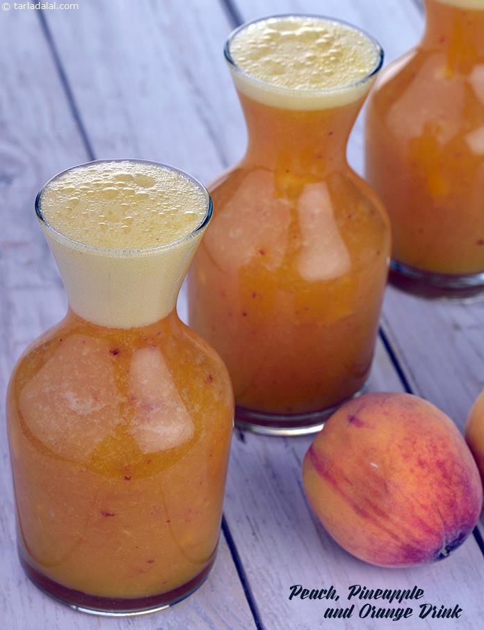 Peach, Pineapple and Orange Drink
