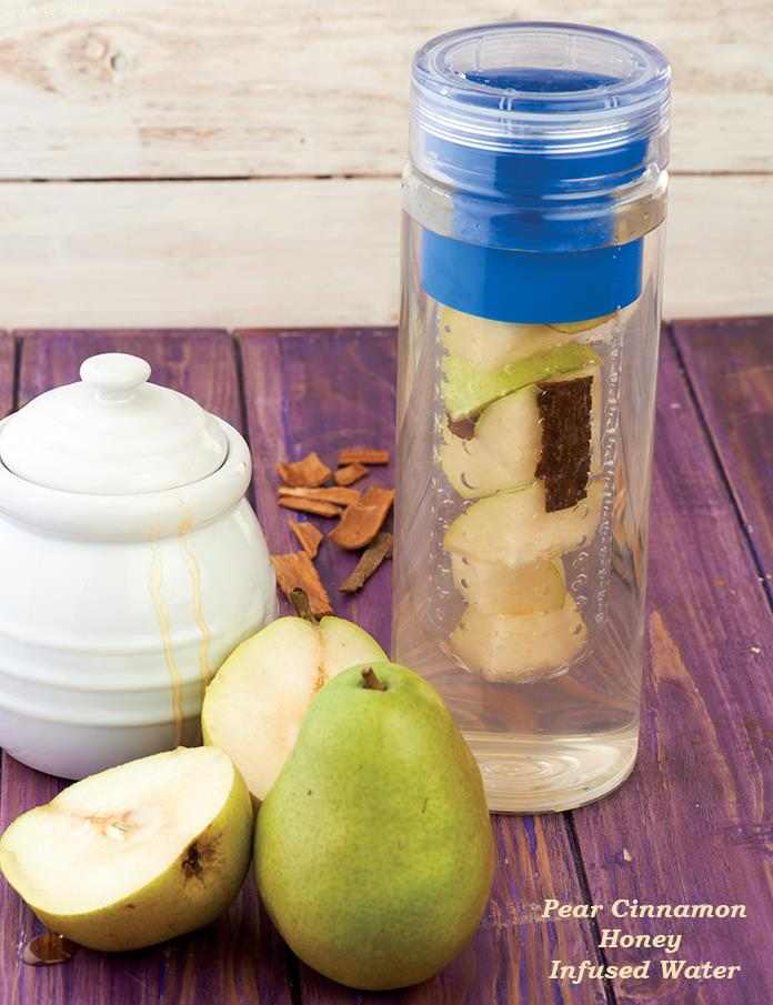 Pear Cinnamon Honey Infused Water