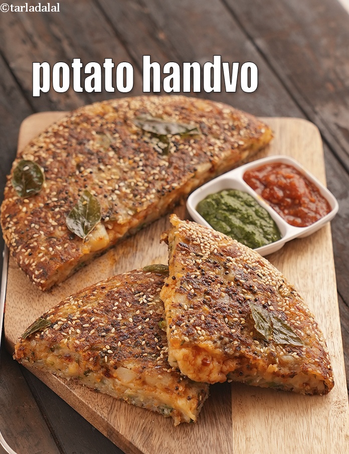 Potato Handvo ( Non- Fried Snacks )