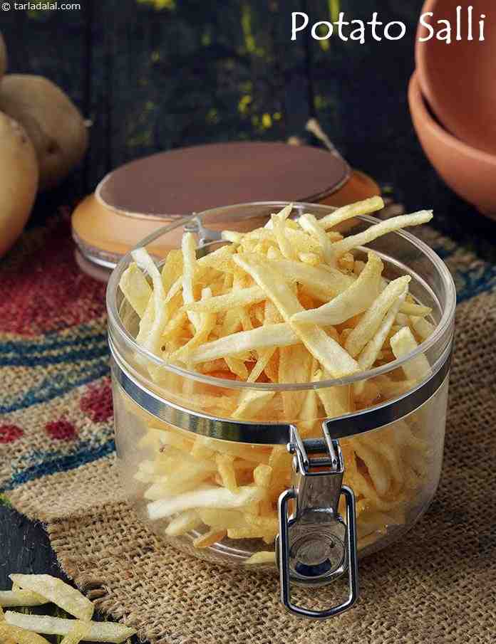 Potato Salli, Homemade Potato Salli