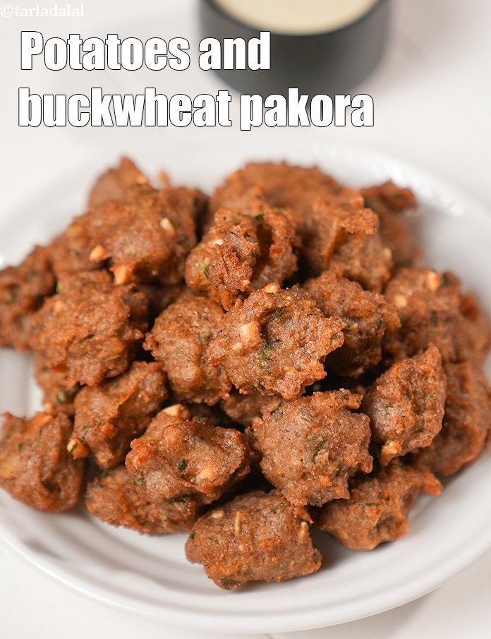 Potatoes and Buckwheat Pakora, Kuttu ki Vrat Pakodi