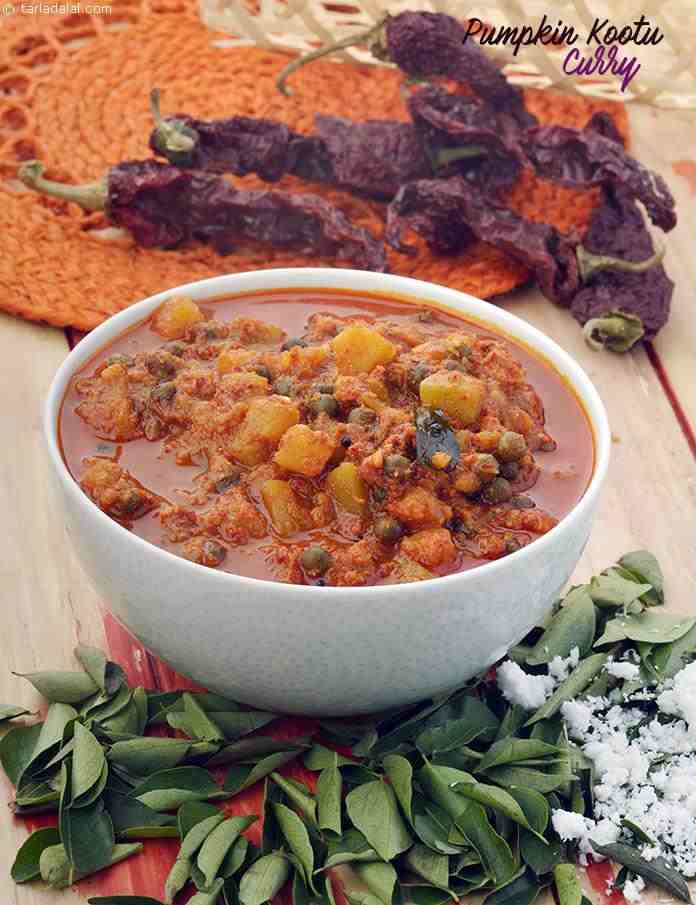 Pumpkin Koottu Curry ( Know Your Dals and Pulses )