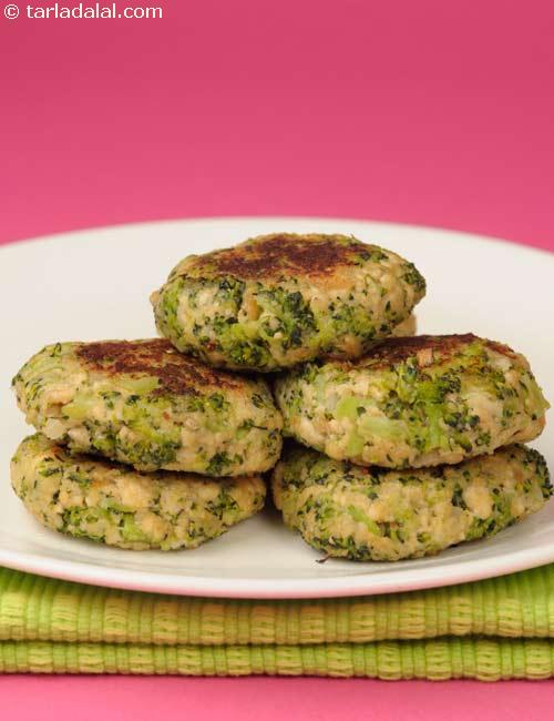 Quick Cheese and Broccoli Tikkis