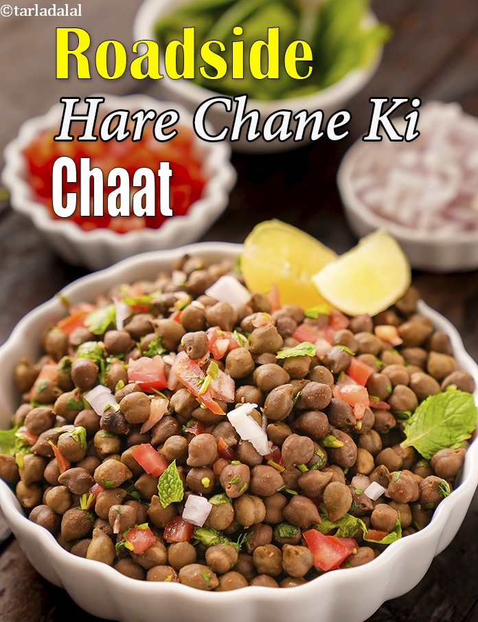 Roadside Hare Chane Ki Chaat, Protein and Calcium Rich