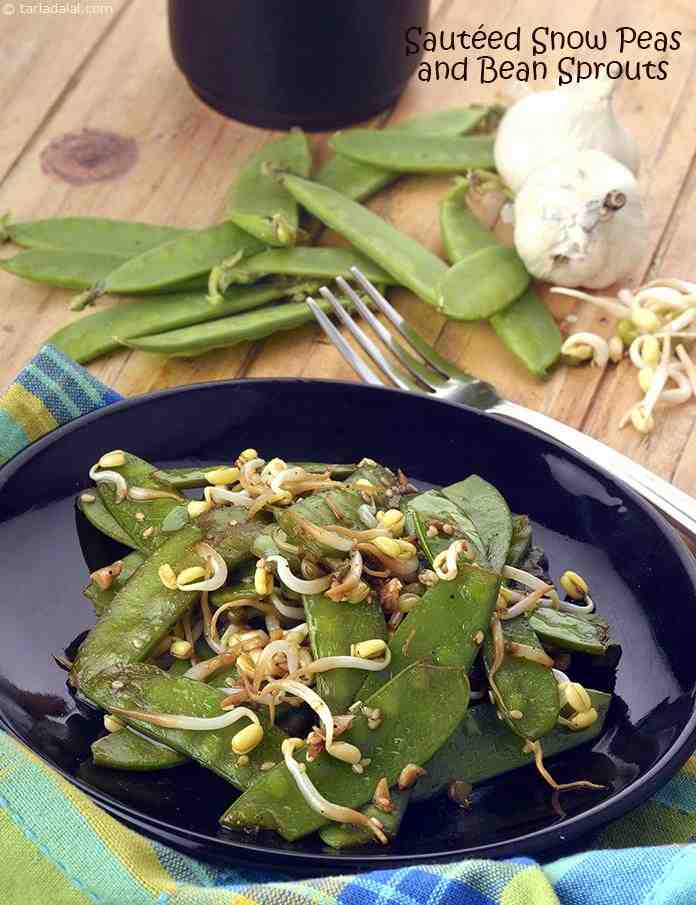 Sautéed Snow Peas and Bean Sprouts