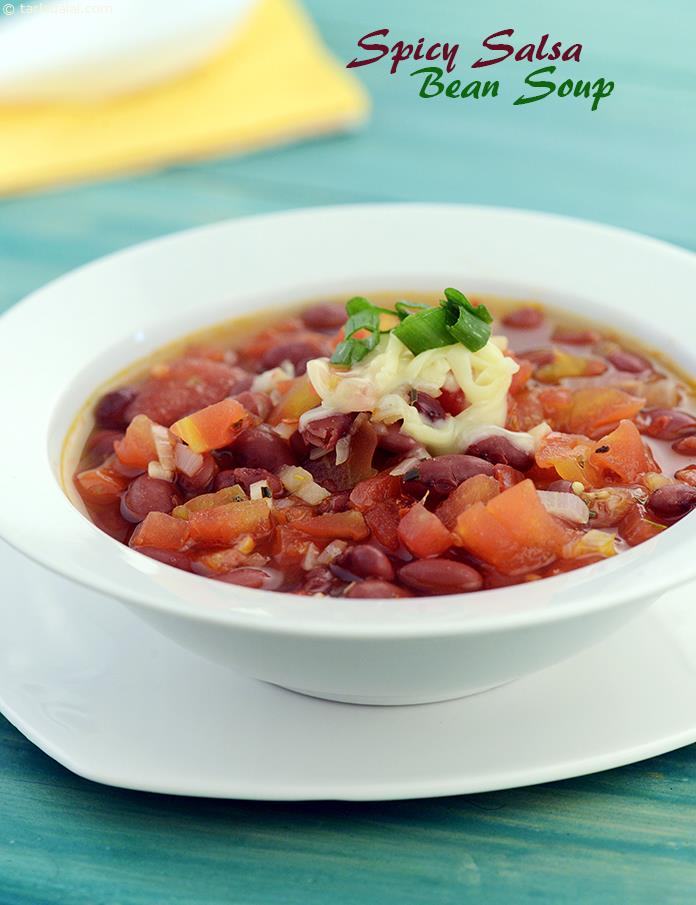Spicy Salsa Bean Soup