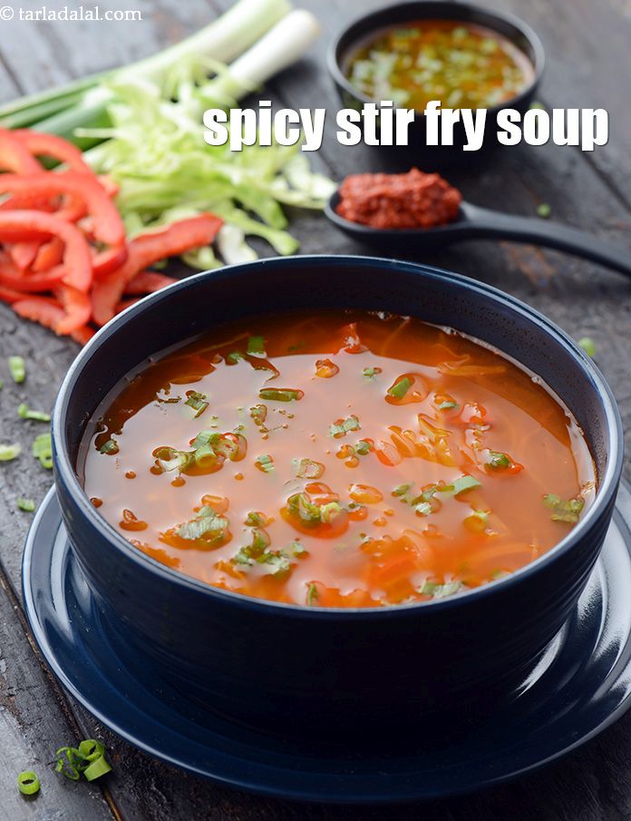 Spicy Stir-fry Soup ( Healthy Soups and Salads Recipe)