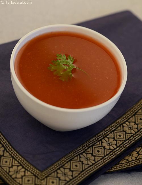 Spicy Tomato Rasam  ( Microwave Recipe)