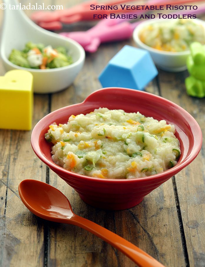 Spring Vegetable Risotto for Babies and Toddlers