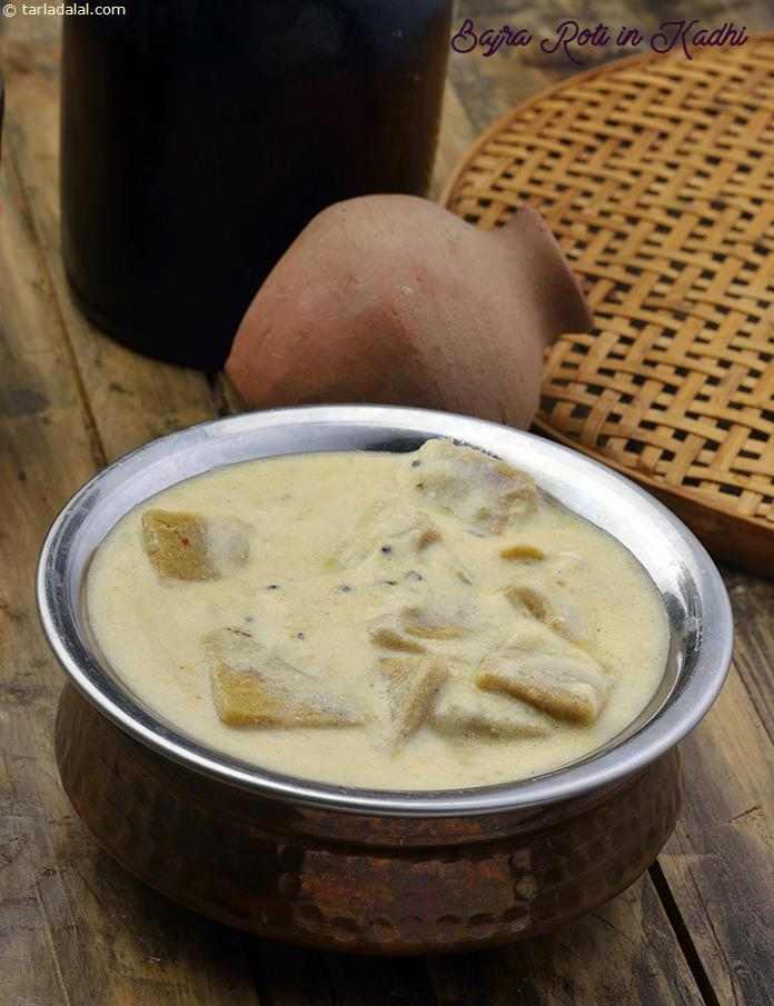 Stuffed Bajra Roti ki Kadhi ( Nutritious Recipe For Pregnancy)