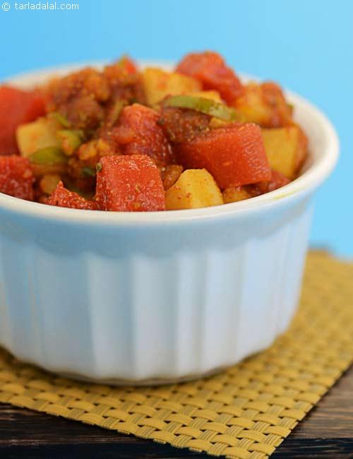 Sweet and Spicy Vegetable Pickle