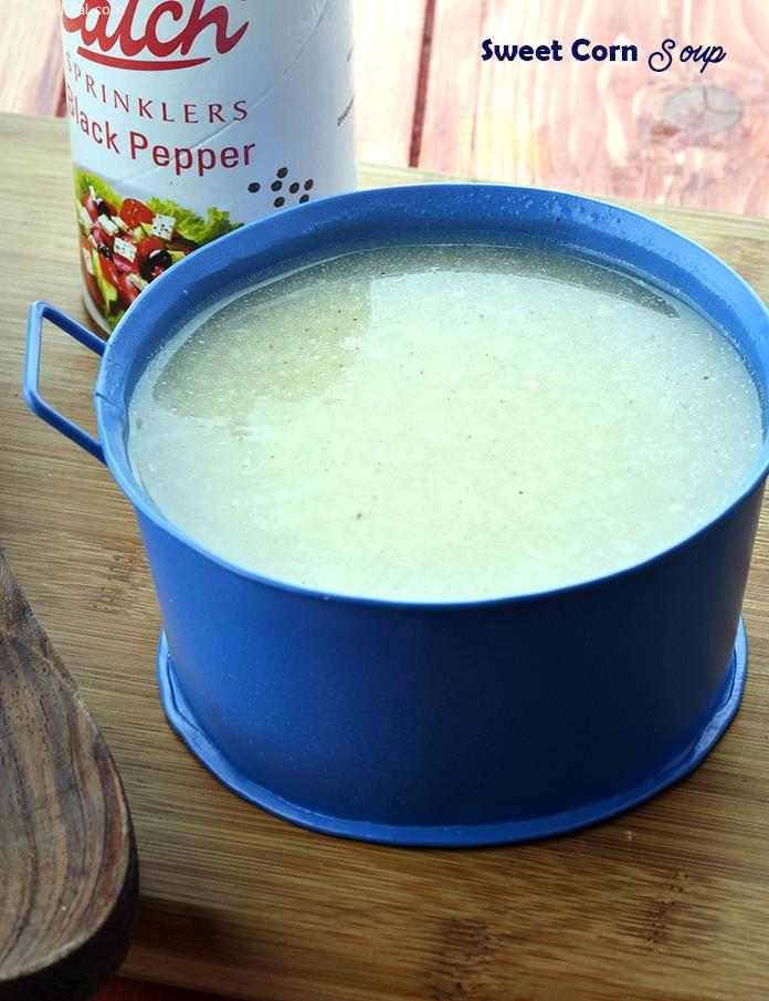 Sweet Corn Soup (  Cooking with Kids)