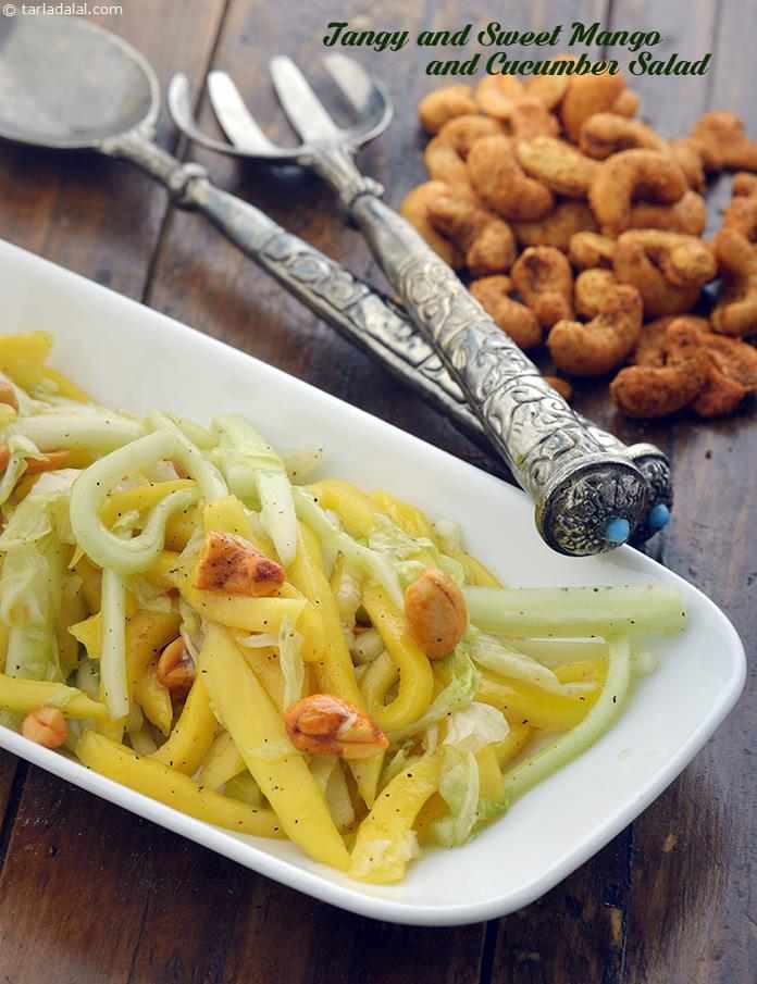 Tangy and Sweet Mango and Cucumber Salad