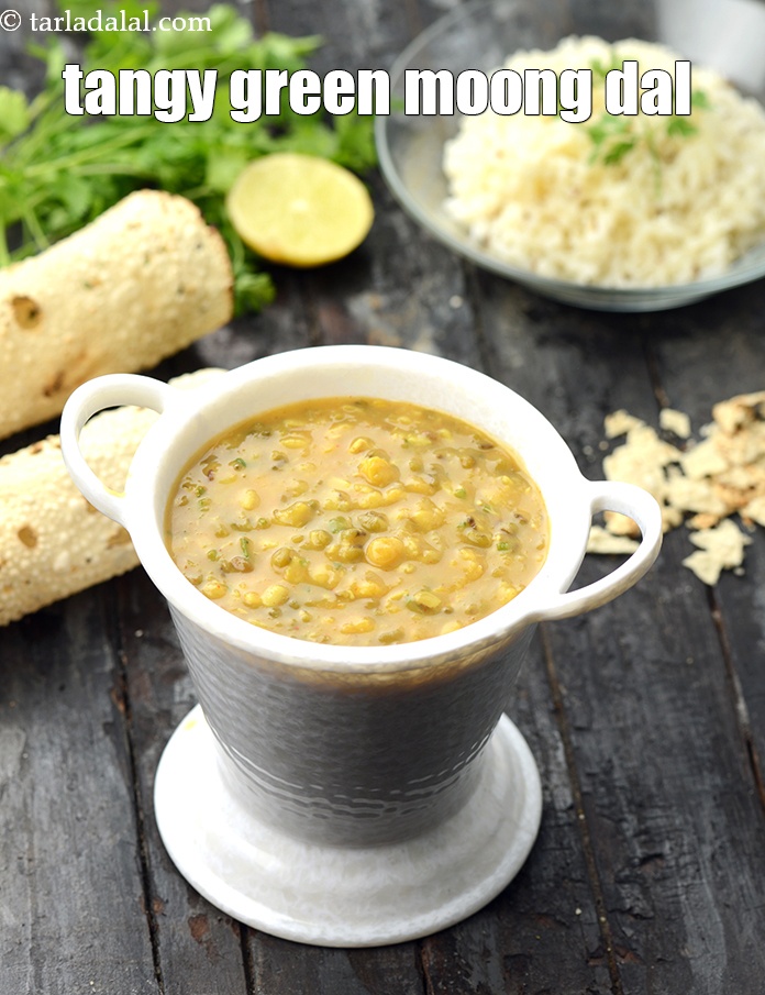 Tangy Green Moong Dal