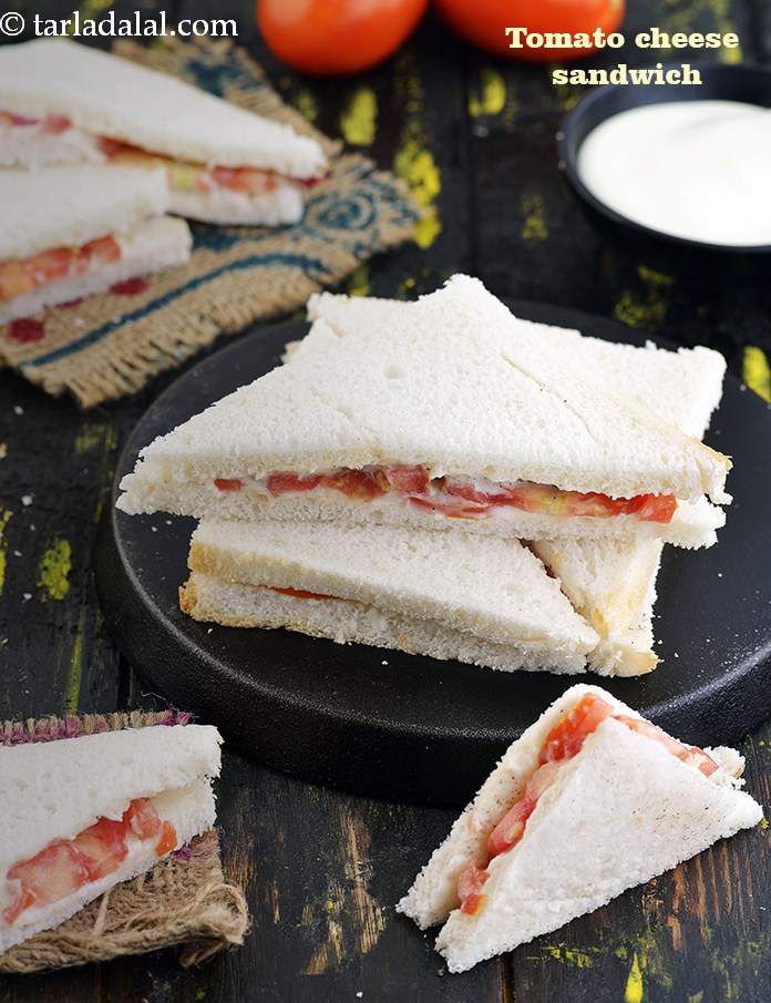 Tomato Cheese Sandwich, Kids Afterschool Recipe