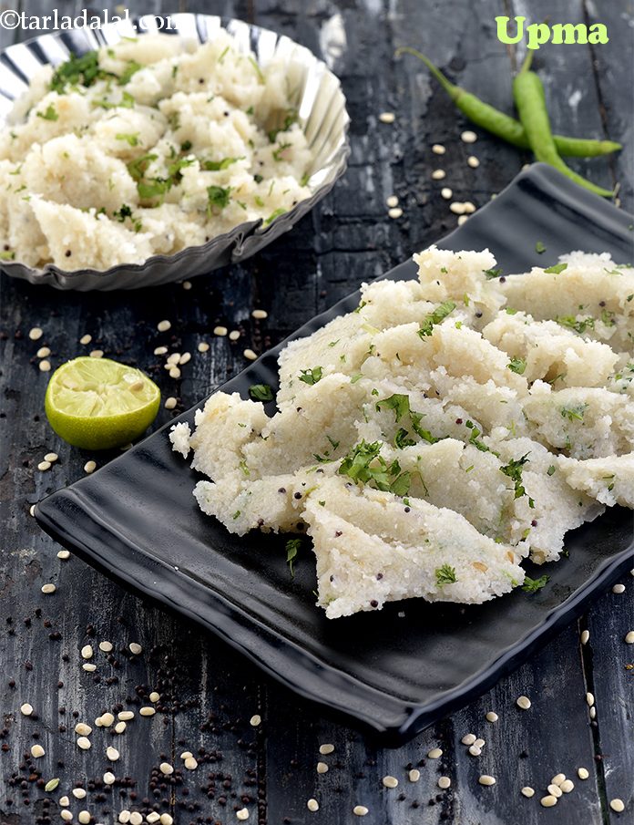 Upma,  Quick Upma Recipe, Breakfast Upma