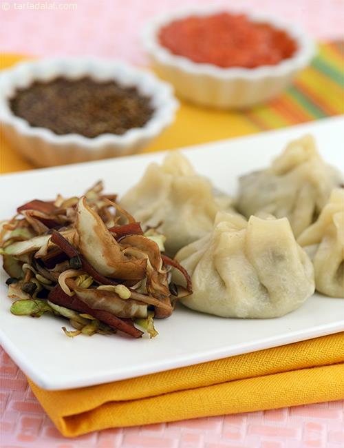 Vegetable dumplings are popularly called dim sums. To making perfect dumplings, ensure that the outer covering is rolled very thinly.
