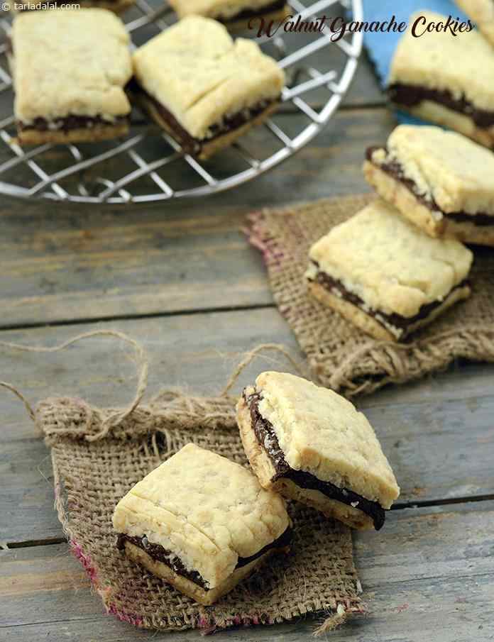 Walnut Ganache Cookies